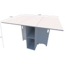 Ver imagem 3 de Mesa Dobrável para Corte de Tecidos (1,50x1,20x1,00)
