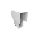 Ver imagem 7 de Mesa Dobrável para Corte de Tecidos MDF Branco 150x120x100cm