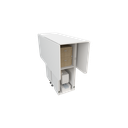 Ver mais imagens de Mesa Dobrável para Corte de Tecidos MDF Branco 150x120x100cm