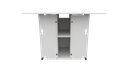 Ver imagem 6 de Mesa Dobrável para Corte de Tecidos MDF Branco 150x120x100cm