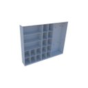 Ver imagem 1 de Kit Armário Closet Modulado M3 (colmeia, loja, Expositor, sapateira, roupa, organizador)