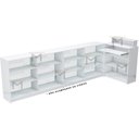 Ver imagem 7 de BALCÃO CAIXA VITRINE EXPOSITOR M438.B (LOJA, CAIXA, COMÉRCIO) MUNDI MOVEIS