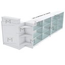 Ver imagem 4 de BALCÃO CAIXA VITRINE EXPOSITOR M438.B (LOJA, CAIXA, COMÉRCIO) MUNDI MOVEIS