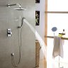 Kit Praga - Ducha, Braço Lateral, Misturador Monocomando e Ducha Manual - 2