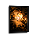 Ver imagem 2 de Quadro Bitcoin Fire -- BR ARTES