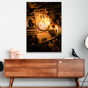 Ver imagem 4 de Quadro Bitcoin Fire -- BR ARTES