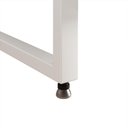 Ver imagem 4 de Mesa de Cabeceira Industrial Marrocos Ferro Branco e Tampo Branco