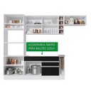 Ver imagem 5 de Armário de Cozinha Completa 290cm Branco/Preto/Crema Safira Madesa 13