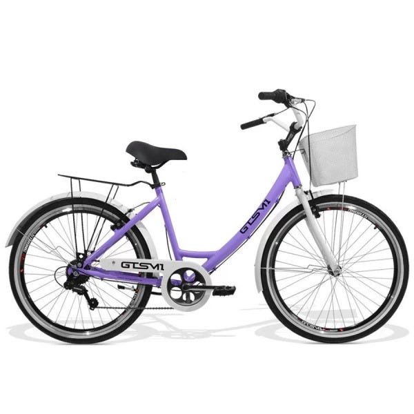 Bicicleta Caloi Barbie - Aro 26 - Freio V-Brake - Câmbio Shimano - 21  Marchas - Feminina