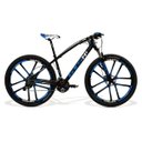 Ver imagem 1 de Bicicleta Gts Aro 29 Freio a Disco Hidráulico Câmbio Mx9 27 Marchas e Amortecedor com Rodas de - Azu