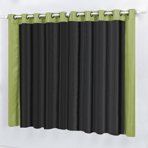 Cortina Heroes Monster Infantil P/ Varão Simples Verde/preto 2 Metros - Bordados Ricardo 1863v