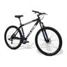 Bicicleta GTS Aro 29 Freio a Disco Câmbio Shimano 24 Marchas e Amortecedor + Bolsa de Selim + - Azul - 3