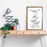 Quadros decorativos Patente Taco Golfe - 2