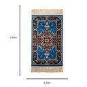 Ver imagem 3 de Tapete Persa Azul Claro Ideal para Quarto Hall 0,50x0,85cm