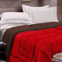 Ver imagem 2 de Coberdrom Casal Dupla Face Casa Dona Vermelho