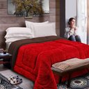 Ver imagem 1 de Coberdrom Casal Dupla Face Casa Dona Vermelho