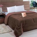 Ver imagem 1 de Coberdrom Casal Casa Dona 200x220cm Tabaco