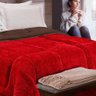 Cobertor Columbia Casa Dona Casal Vermelho - 3