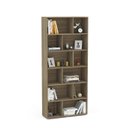 Ver imagem 2 de Estante para Livros com 12 Nichos Xangai 204CMX90CM Marrom/Castanho