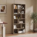 Ver imagem 1 de Estante para Livros com 12 Nichos Xangai 204CMX90CM Marrom/Castanho