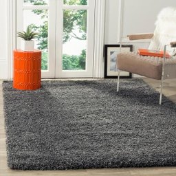 Tapete para Sala e Quarto Peludo Luxo Casa Dona 200x300cm Prata Platinum - 1