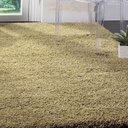 Ver imagem 2 de Tapete para Sala e Quarto Peludo Luxo Casa Dona 150x200cm Bege Gold