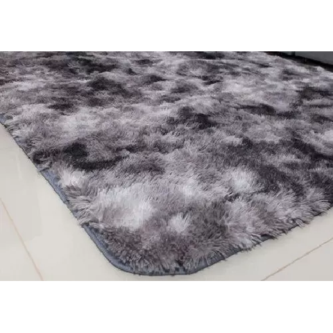 Tapete Furry Cinza Casa Dona 150x200