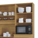 Ver imagem 6 de Armário de Cozinha Compacta 180cm Regina P11 Damasco/Off White - Mpozenato