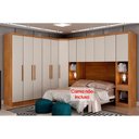 Ver imagem 1 de Quarto Casal Completo Rizon/linea 7 Peças ( 1 Armário Aéreo + 3 Guarda Roupas + 1 Closet Obliquo