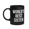 Caneca World's Best Sister - The Office - Preta - 1