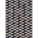 Ver imagem 3 de Tapete Mosaico Argyle Antiderrapante 100x140 Casa Dona Cinza