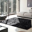Ver imagem 1 de Tapete Casa Dona Preto 100x150