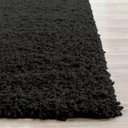 Ver imagem 2 de Tapete Furry Preto Casa Dona 100x150