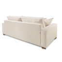 Ver imagem 3 de Sofá Marrocos 3 Lugares Suede Bege Claro 2,2m Confortável Sala de Estar