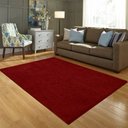 Ver imagem 1 de Tapete Furry Vermelho Casa Dona 100x150