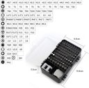 Ver imagem 2 de Ferramenta de Reparo Eletrônico Chave de Fenda de Precisão 117 em 1 Conjunto de Chave de Fenda Magné