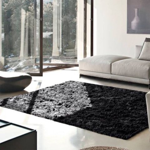 Tapete Casa Dona Preto 150x200