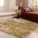 Ver imagem 1 de Tapete Shaggy Pelo Alto 200x240cm Casa Dona Bege
