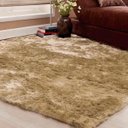 Ver imagem 2 de Tapete Shaggy Pelo Alto 200x240cm Casa Dona Bege