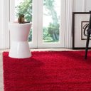 Ver imagem 2 de Tapete para Sala e Quarto Peludo Luxo Casa Dona 200x250cm Vermelho Nobre