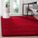 Ver imagem 1 de Tapete para Sala e Quarto Peludo Luxo Casa Dona 200x250cm Vermelho Nobre