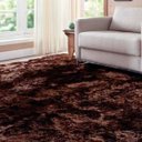 Ver imagem 2 de Tapete Retangular Felpudo Charme Casa Dona 200x250cm Tabaco