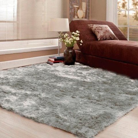 Tapete Retangular Felpudo Charme Casa Dona 200x300cm Cinza
