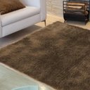 Ver imagem 2 de Tapete Liso para Sala e Quarto Soft Peludo Casa Dona 100x150cm Tabaco