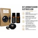 Ver imagem 5 de Aromatizador USB Preto + 2 Essências Nova York e Roma