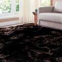 Ver imagem 2 de Tapete Retangular Felpudo Charme Casa Dona 150x200cm Preto