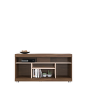 Ver imagem 2 de Rack Yara para Tv até 47 Polegadas com 2 Portas de Giro Nogueira Real/ Off White - Colibri
