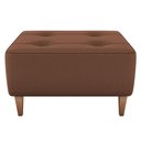 Ver imagem 7 de Puff Decorativa para Sala Piva 62x52 Cm Veludo Inca Ferrugem Milani Store
