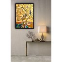 Ver imagem 1 de Quadro Decorativo Gustav Klimt Árvore da Vida - 70x50cm:moldura Branca