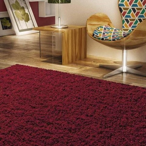 Tapete Felpudo Apolo Soft Casa Dona 200x250 Vinho